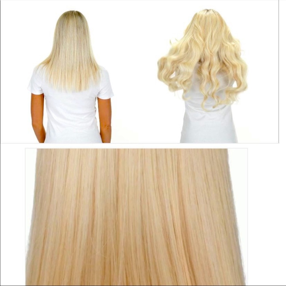 Bellami Ash Blond Extensions